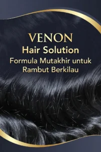 venon Hair Solution: Formula mutakhir VENONON untuk membuat rambut berkilau dan sehat, tampilan rambut bergelombang hitam mengkilap