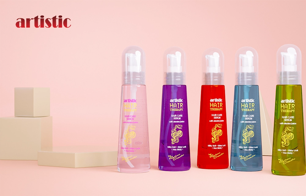 Hair therapy melapisi rambut dengan protective layer, memberikan kelembutan tahan lama.